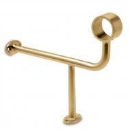 Опора для нижнего ограждения диаметр 38,1мм цинковый сплав +Protectan латуннированный эффект, матовый