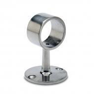 Опора для нижнего ограждения диаметр 19,0мм цинковый сплав +Protectan нержавеющий матовый