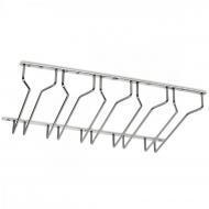 Держатель для для бокалов 300мм нерж.сталь хромированная