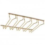 Держатель для для бокалов 450мм цинк сплав латунь матовый