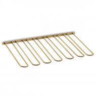 Держатель для для бокалов 300мм латуньматовая