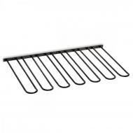 Держатель для для бокалов 300мм цинковый сплав антрацит