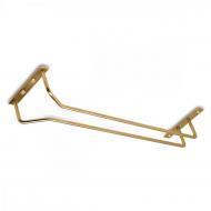 Держатель для бокалов 450мм латунь матовая