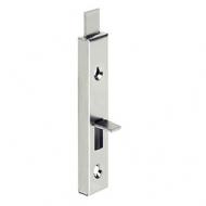 Мебельная задвижка длина 70 мм сталь никелированная