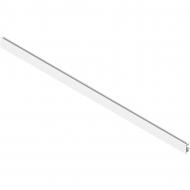 Передняя панель, с пазом, для внутренних галерей со вставкой, до ШК=1200 мм, под раскрой, белый шёлк