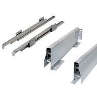 Выдвижной ящик Moovit Moove, длина 350 мм, высота 92 мм, нагрузка 50 кг, цвет серебристый серый