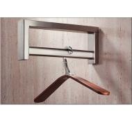 Держатель штанга для прихожей. Материал нержавеющая сталь.