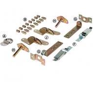 Фурнитура Hafele двух складных вставок для раздвижного стола. Для толщины столешницы 22 мм.