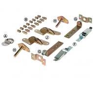 Фурнитура Hafele двух складных вставок для раздвижного стола. Для толщины столешницы 19 мм.