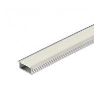 Профиль врезной 6,5 мм, цвет алюминий серебристый 2500 мм