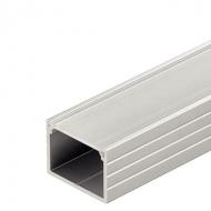 Алюминиевый профиль для светодиодных лент, длина 2500 мм, цвет стекла молочный