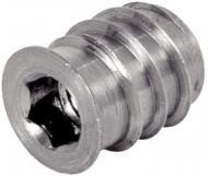 Ввинчиваемая муфта M5 длина 12 мм для отверстия 8 мм, сталь 