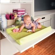 Откидной шарнир, нагрузка до 20 кг, нержавеющая сталь полированная