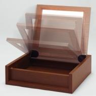 Шарнир откидной крышки ящика с плавным закрыванием, 600-800 Ncm, чёрный