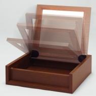 Шарнир откидной крышки ящика с плавным закрыванием, 200-340 Ncm, белый